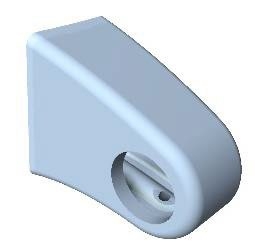 rimsa - pezzi di ricambio - supporto maniglia esterno sinitro pentaled 30e