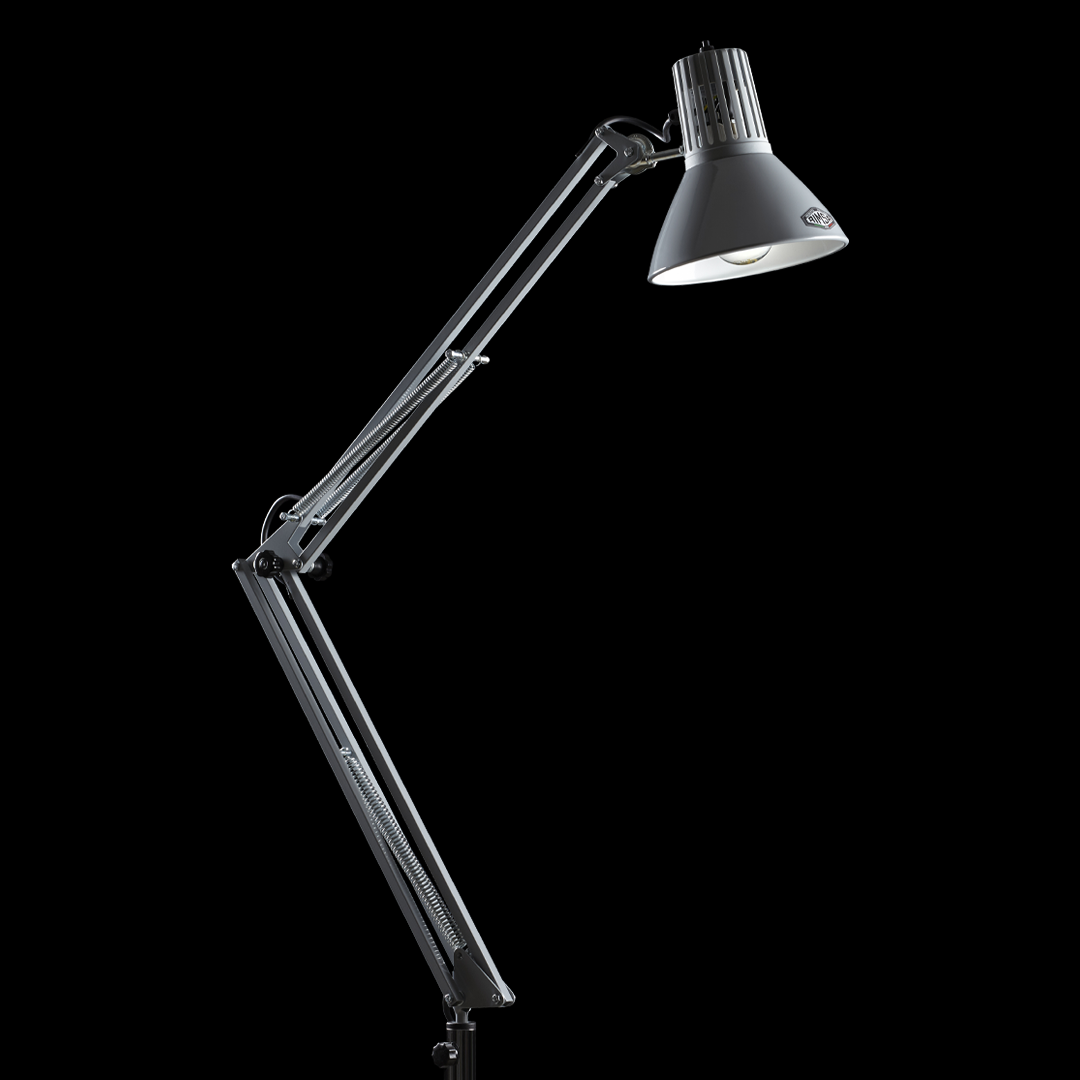 mod 10 - rimsa - lampada industriale grigia